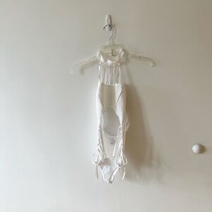 Fashion nova white one piece swimsuit